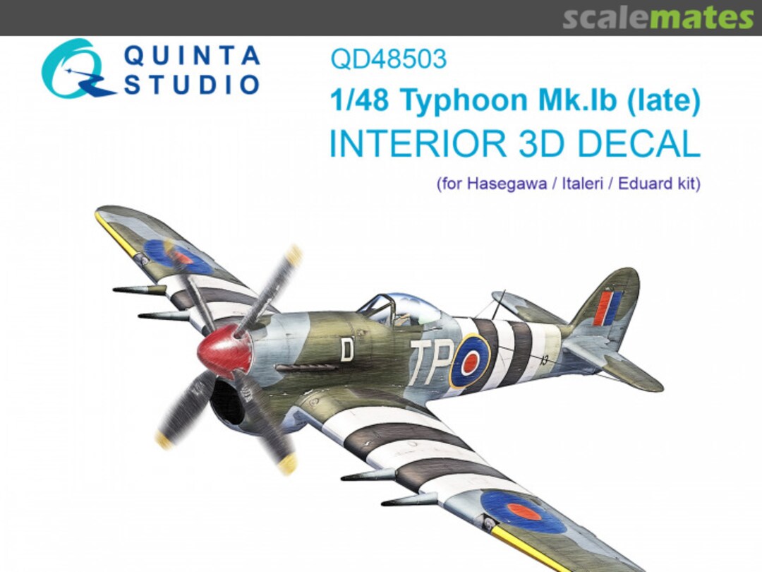 Boxart Typhoon Mk.1b (late) interior 3D decals QD48503 Quinta Studio Boxart Typhoon Mk.1b (late) interior 3D decals QD48503 Quinta Studio