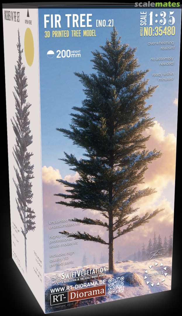 Boxart Fir Tree / Tanne (No.2) 35480 RT-Diorama