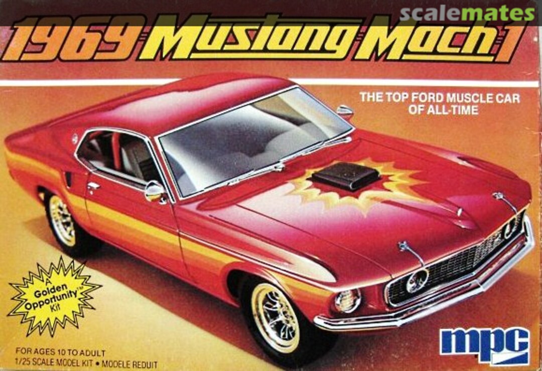 Boxart 1969 Mustang Mach 1 1-0731 MPC Boxart 1969 Mustang Mach 1 1-0731 MPC