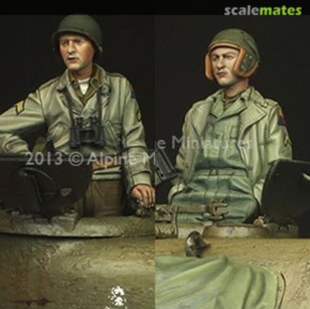 Boxart 3rd Armored Div. `Spearhead` Set (2 Figures) 35156 Alpine Miniatures Boxart 3rd Armored Div. `Spearhead` Set (2 Figures) 35156 Alpine Miniatures