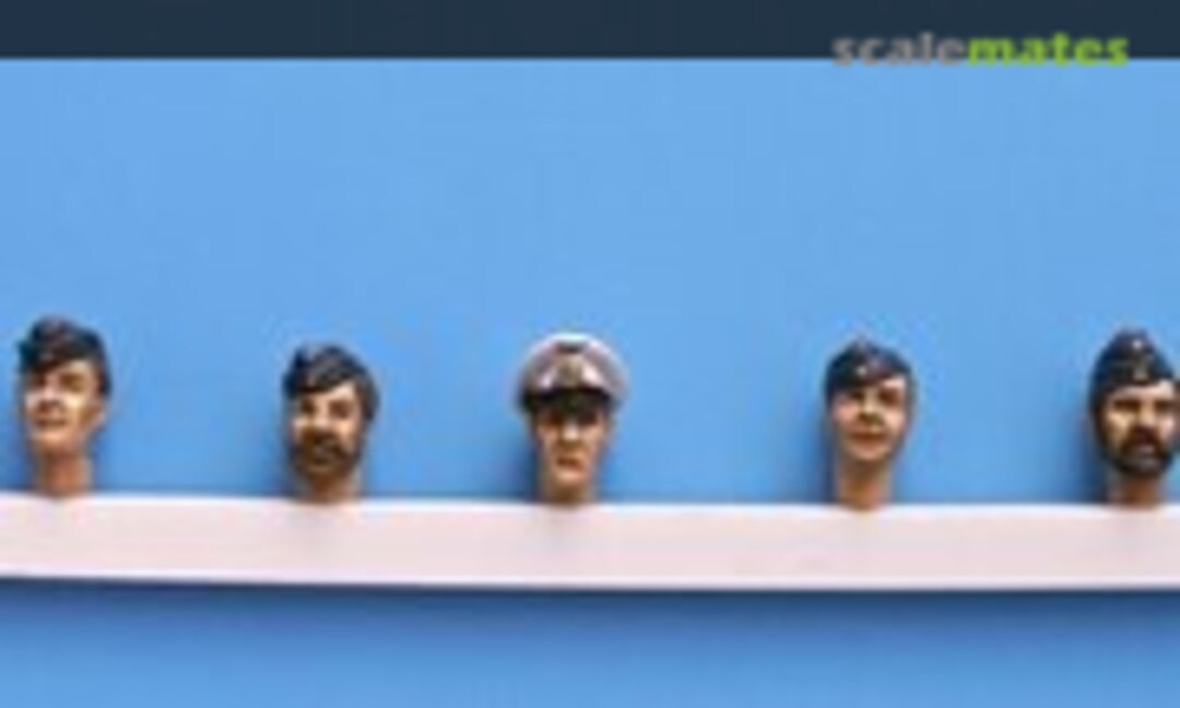 1:35 Kriegmarine head set #2 (U-Models UM 159) UM 159