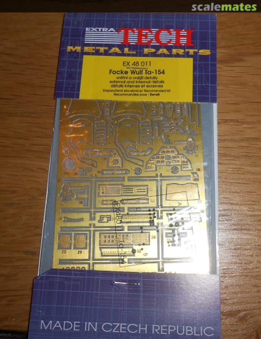 Boxart Focke Wulf Ta-154 EX 48011 Extratech Boxart Focke Wulf Ta-154 EX 48011 Extratech