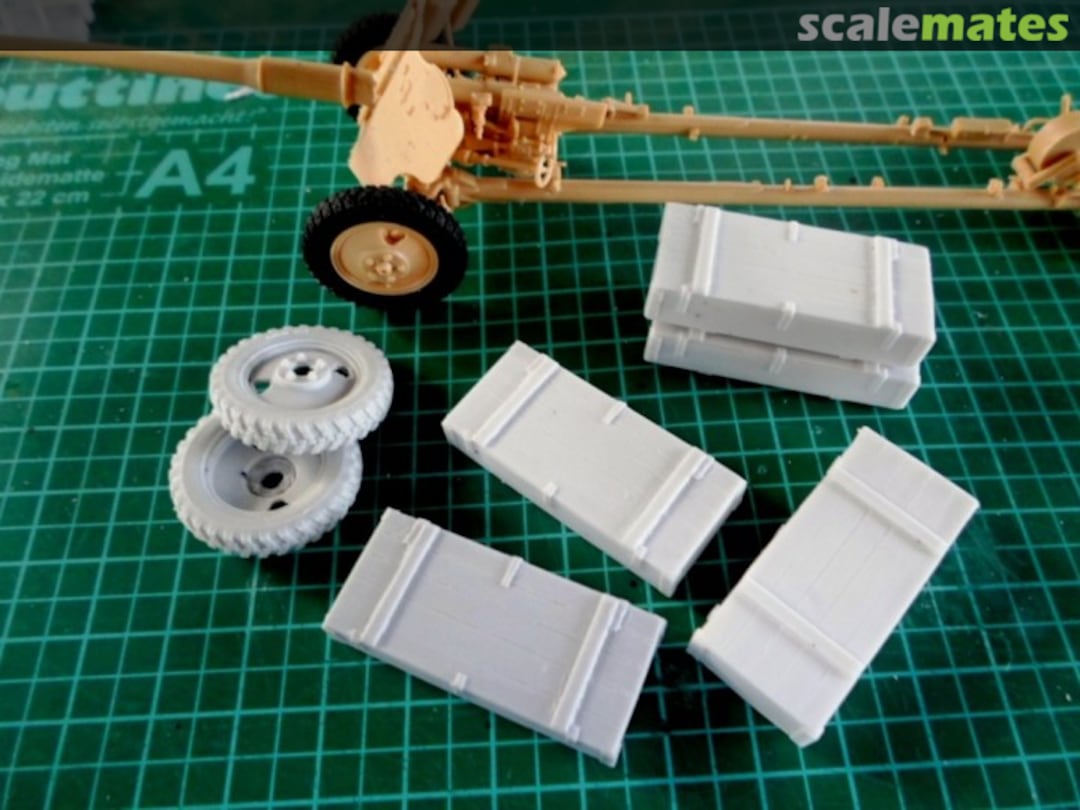 Boxart Additional kit for the Soviet 85-mm gun D-44 CF35055 Customfactory Boxart Additional kit for the Soviet 85-mm gun D-44 CF35055 Customfactory