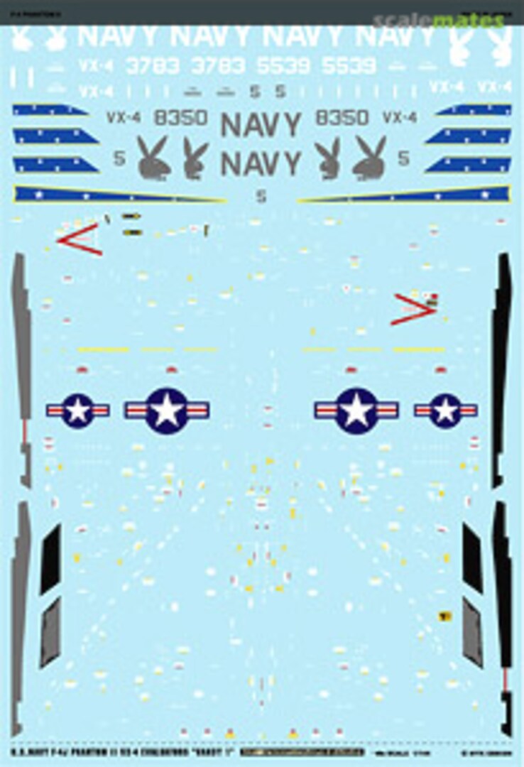 Boxart U.S.Navy F-4J Phantom II VX-4 Evaluators `Vandy 1` A-433 MYK Design Boxart U.S.Navy F-4J Phantom II VX-4 Evaluators `Vandy 1` A-433 MYK Design