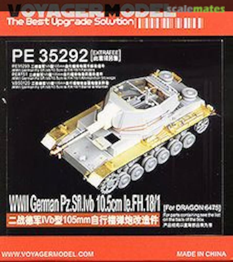 Boxart Pz.Sfl.Ivb 10.5cm le.FH.18/1 Basic Set PE35292 Voyager Model Boxart Pz.Sfl.Ivb 10.5cm le.FH.18/1 Basic Set PE35292 Voyager Model