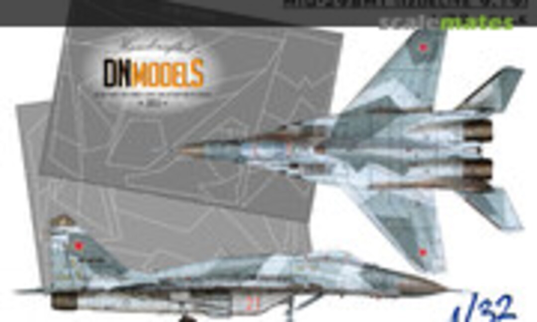 1:32 Splinter Camouflage Paint Masks for MiG-29SMT (9-19) (DN Models 32/827-033) 32/827-033