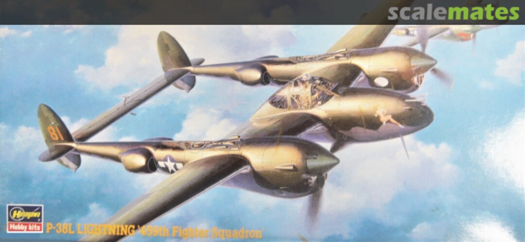 Boxart P-38L Lightning '459th Fighter Squadron' 02341 Hasegawa