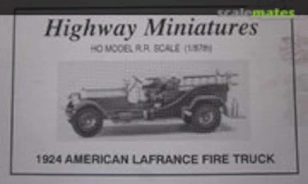1924 American LaFrance Fire Truck (Jordan Products 360-237)