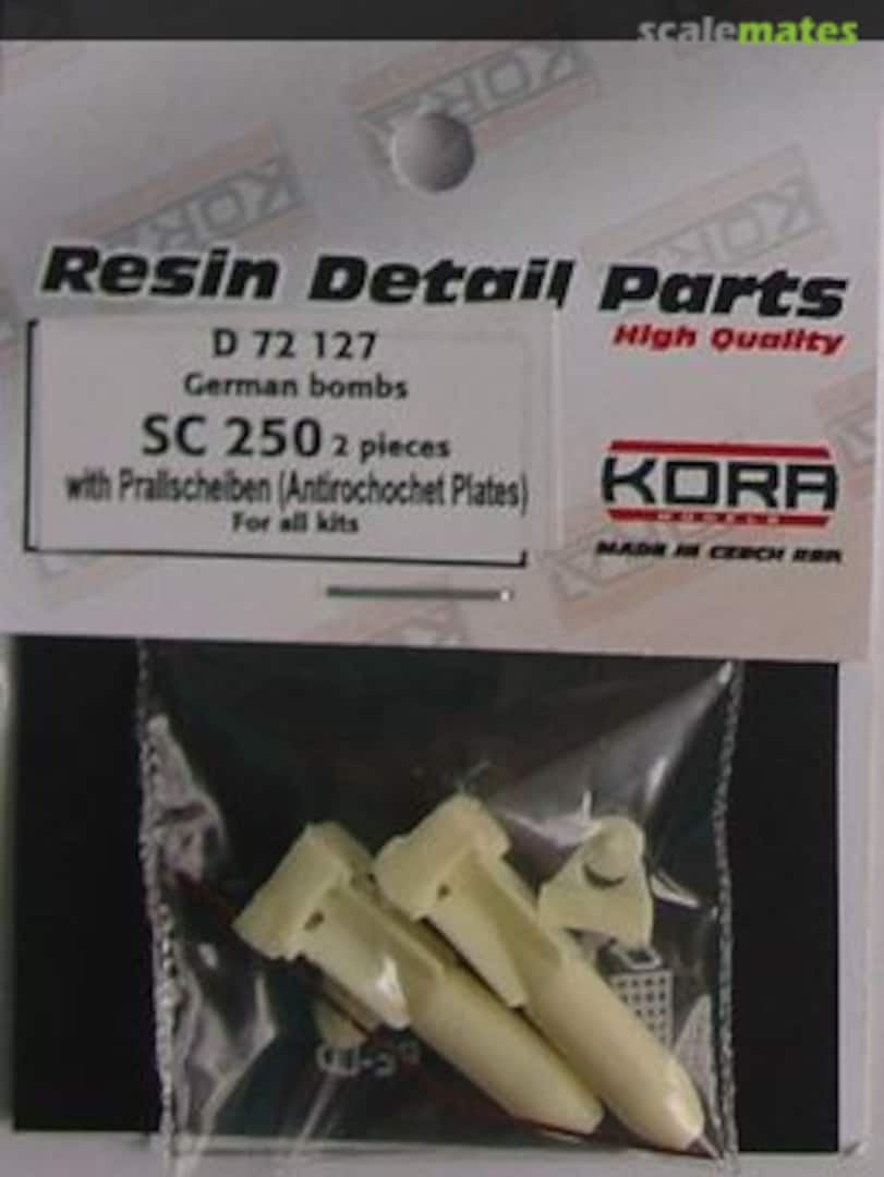 Boxart SC250 with Prallscheiben (Antirochochet plates) D72127 Kora Models Boxart SC250 with Prallscheiben (Antirochochet plates) D72127 Kora Models