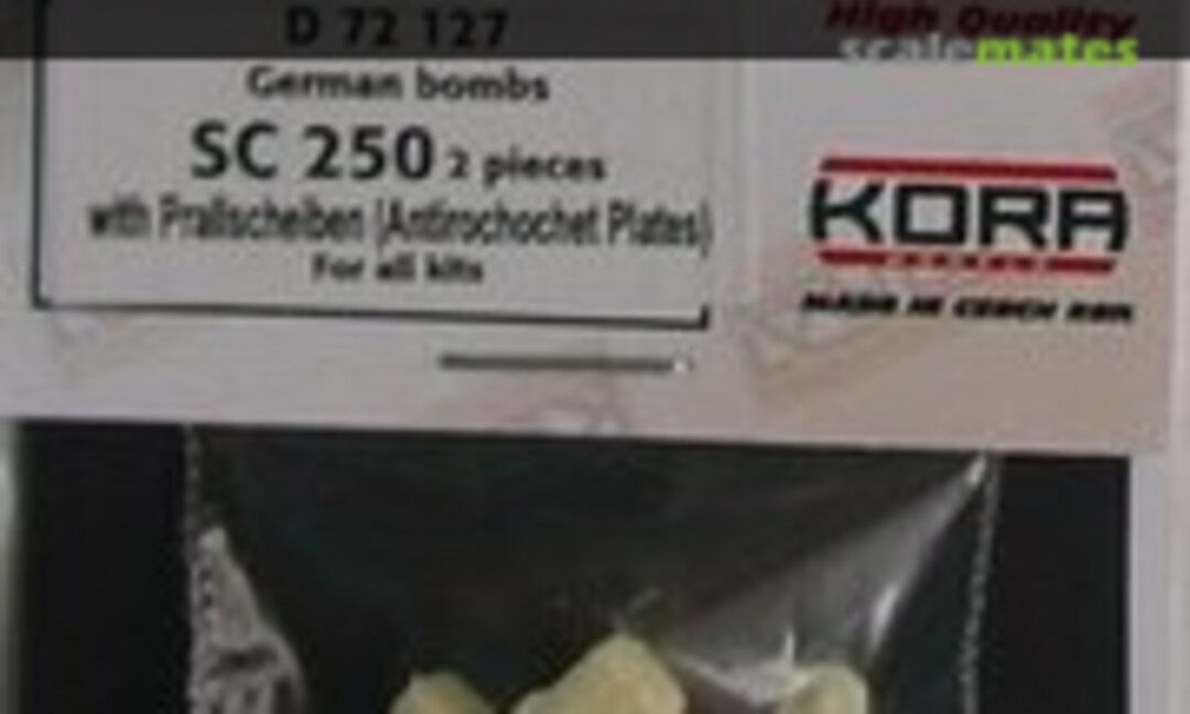 1:72 SC250 with Prallscheiben (Antirochochet plates) (Kora Models D72127) D72127