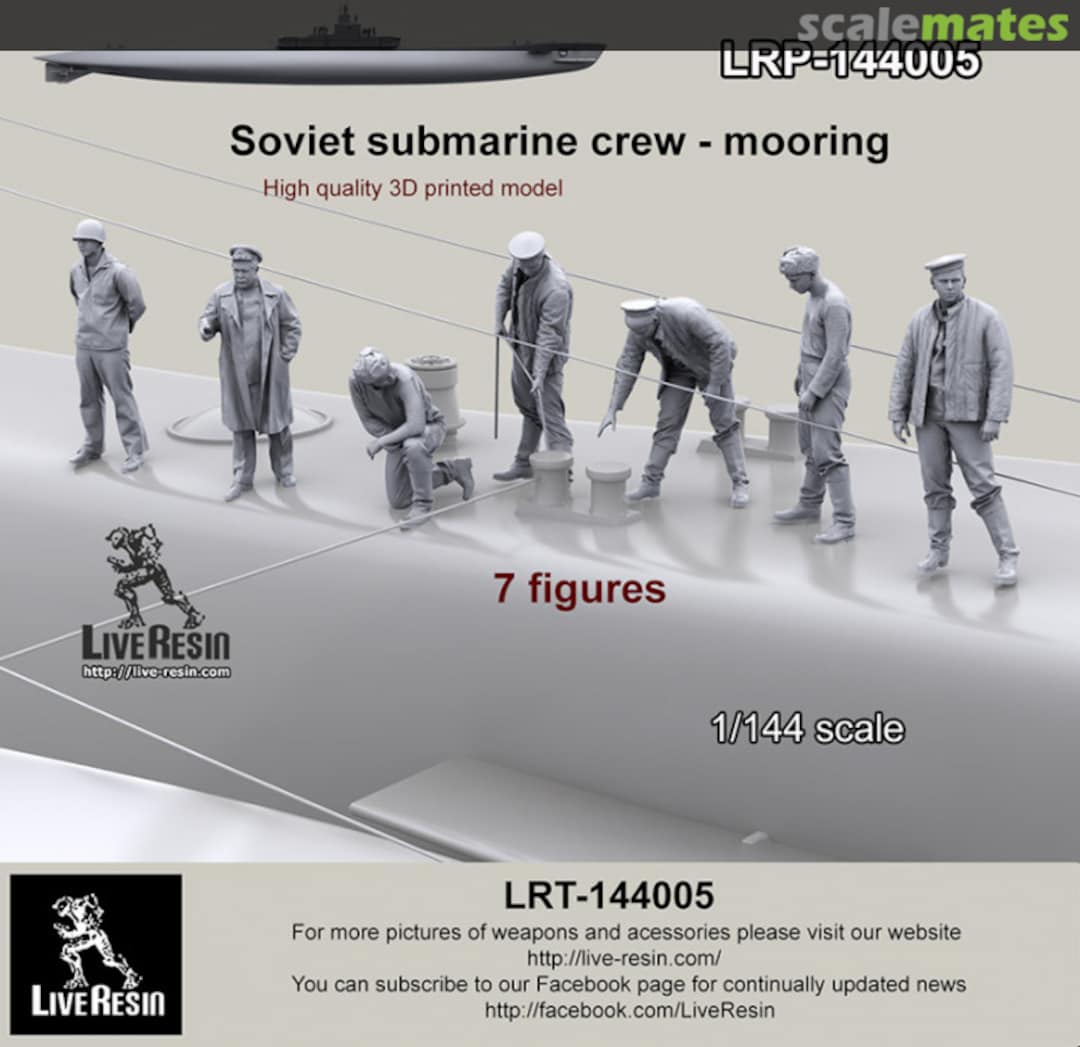Boxart Soviet submarine crew mooring LRP-144005 Live Resin