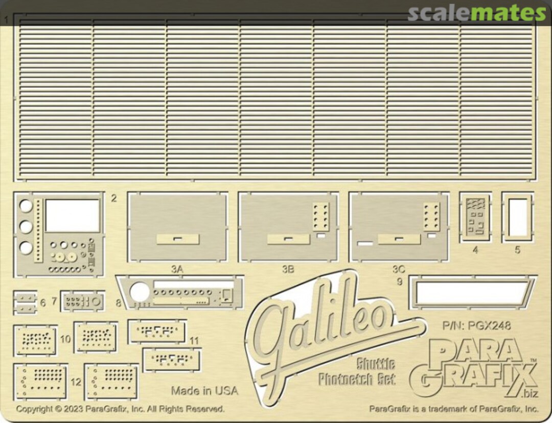 Boxart Galileo Shuttle PE set PGX248 ParaGrafix Modeling Systems Boxart Galileo Shuttle PE set PGX248 ParaGrafix Modeling Systems