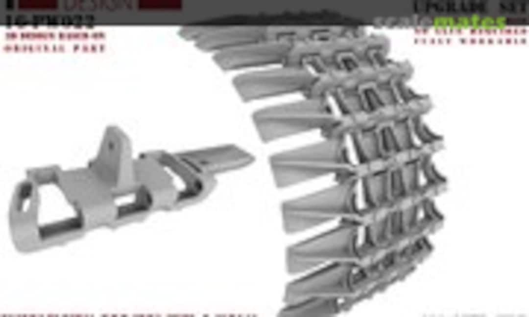 1:16 Panzer III/IV Winterkette 3 Tracks (Panzerwerk design 16-PW022) 16-PW022