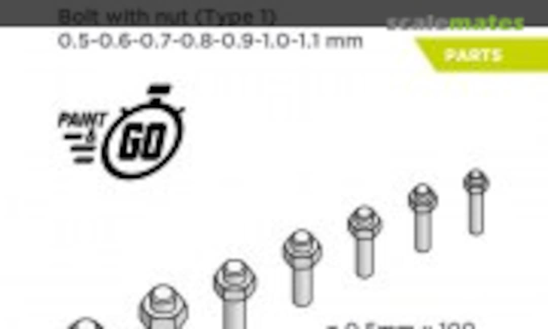 No Bolt with nut (Decalcas DCL-PAR137)