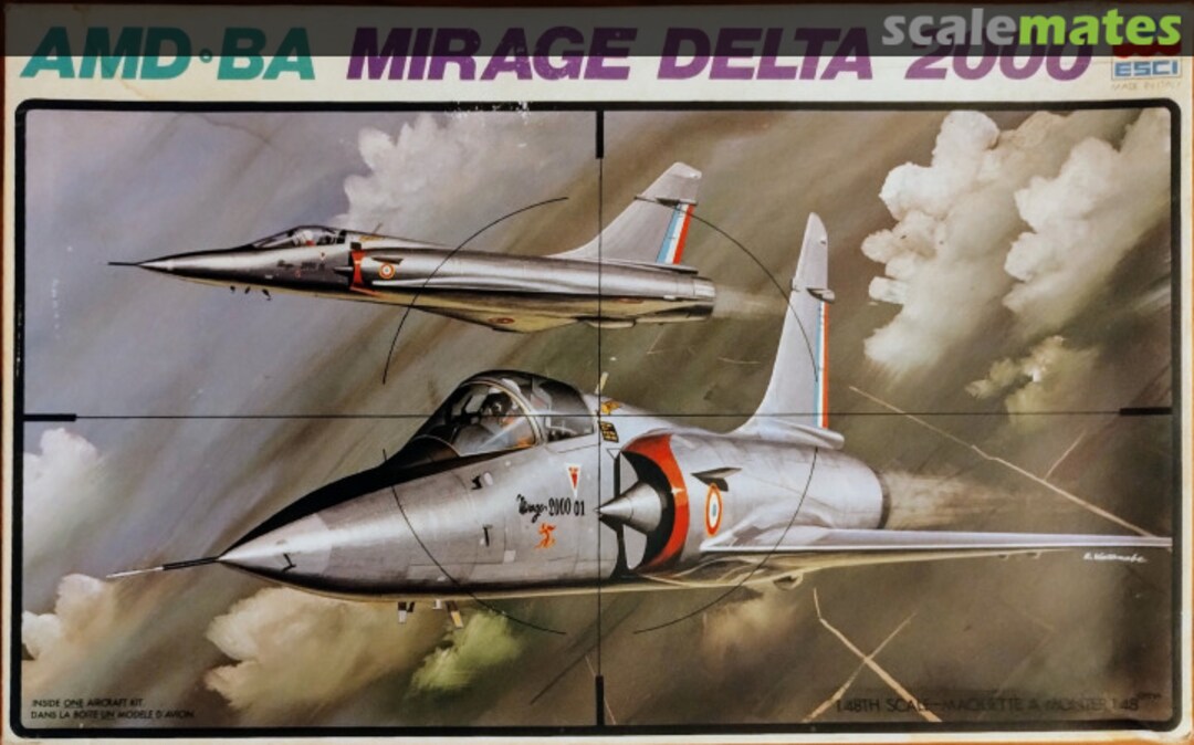Boxart AMD BA MIRAGE DELTA 2000 art.4035 ESCI Boxart AMD BA MIRAGE DELTA 2000 art.4035 ESCI
