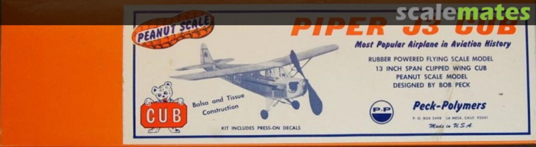 Boxart Piper J3 Cub PP-5 Peck-Polymers Boxart Piper J3 Cub PP-5 Peck-Polymers