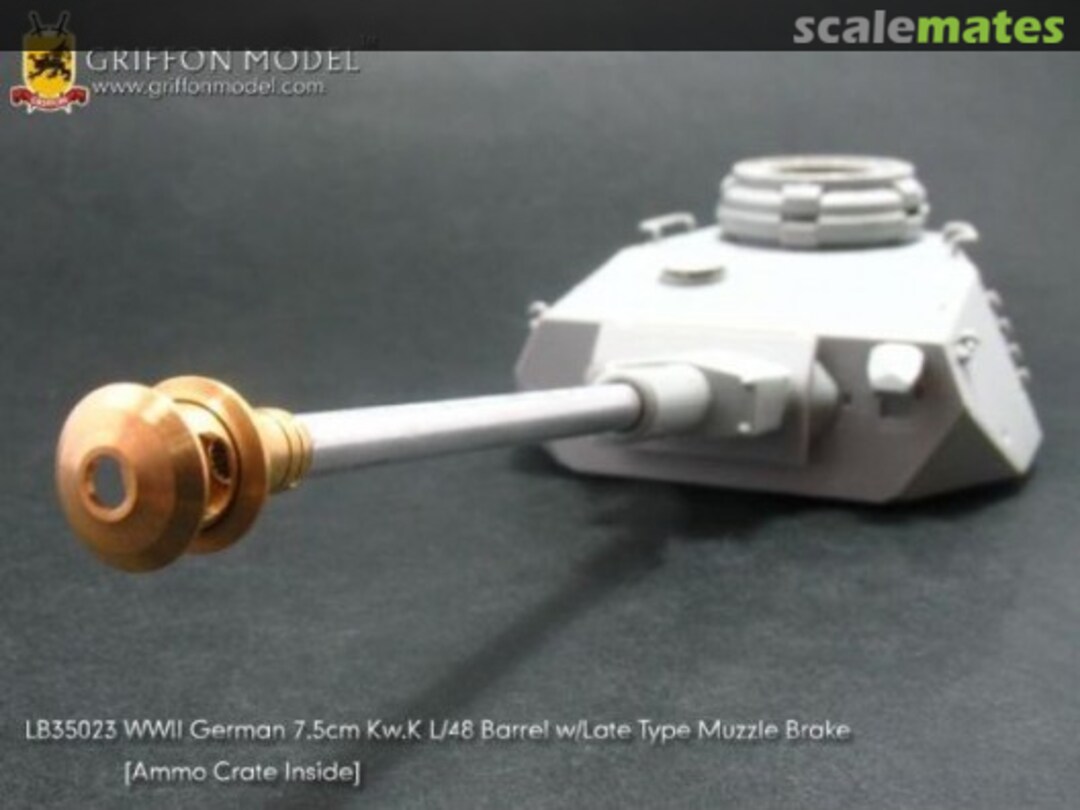 Boxart 7.5cm Kw.K 40 L/48 Barrel w/late Type Muzzle Brake LB35023 Griffon Model Boxart 7.5cm Kw.K 40 L/48 Barrel w/late Type Muzzle Brake LB35023 Griffon Model
