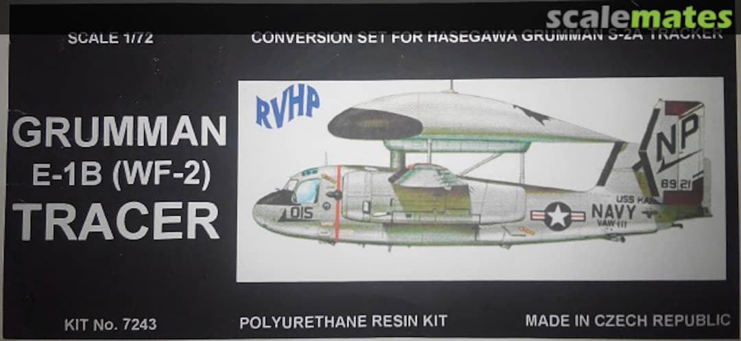 Boxart Grumman E-1B (WF-2) Tracer 7243 RVHP Boxart Grumman E-1B (WF-2) Tracer 7243 RVHP