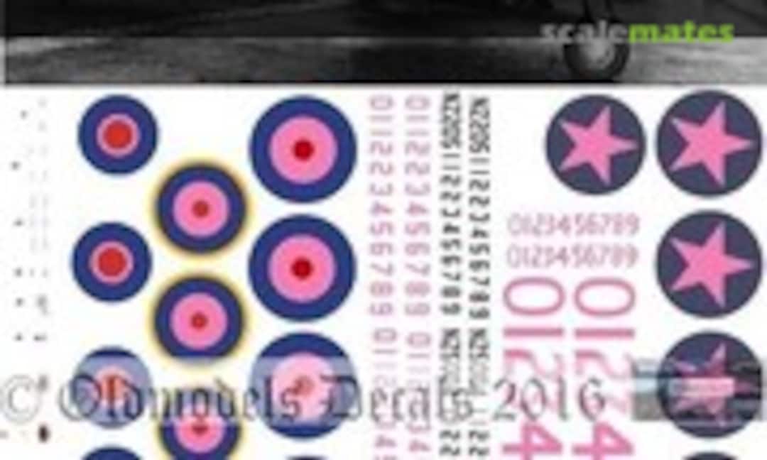 1:48 RNZAF Dauntless SBD-3 -4 NZ Seagrove 1943-44 (Oldmodels Decals OMD1152) OMD1152