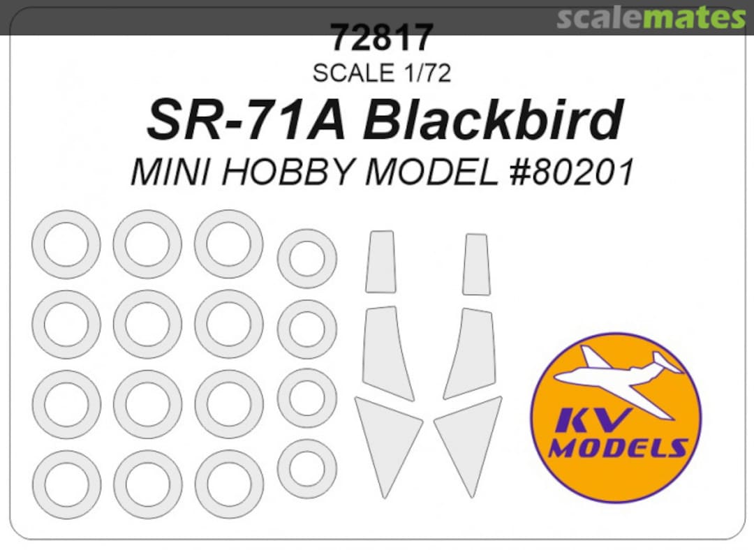 Boxart Lockheed SR-71 Blackbird 72817 KV Models Boxart Lockheed SR-71 Blackbird 72817 KV Models