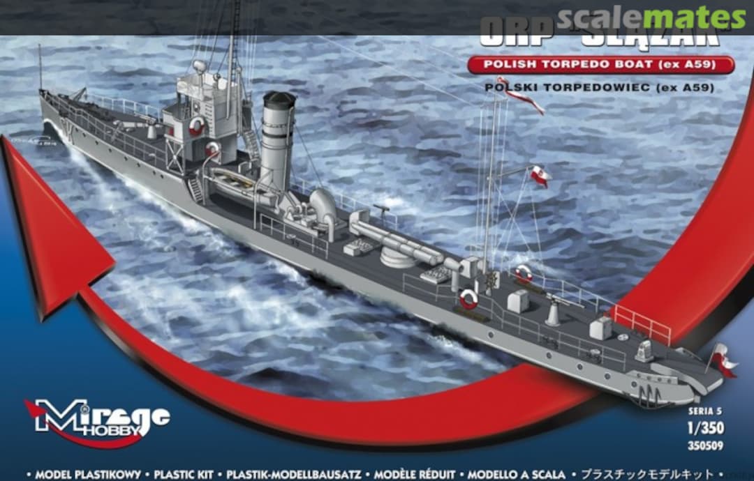 Boxart ORP Ślązak 350509 Mirage Hobby Boxart ORP Ślązak 350509 Mirage Hobby