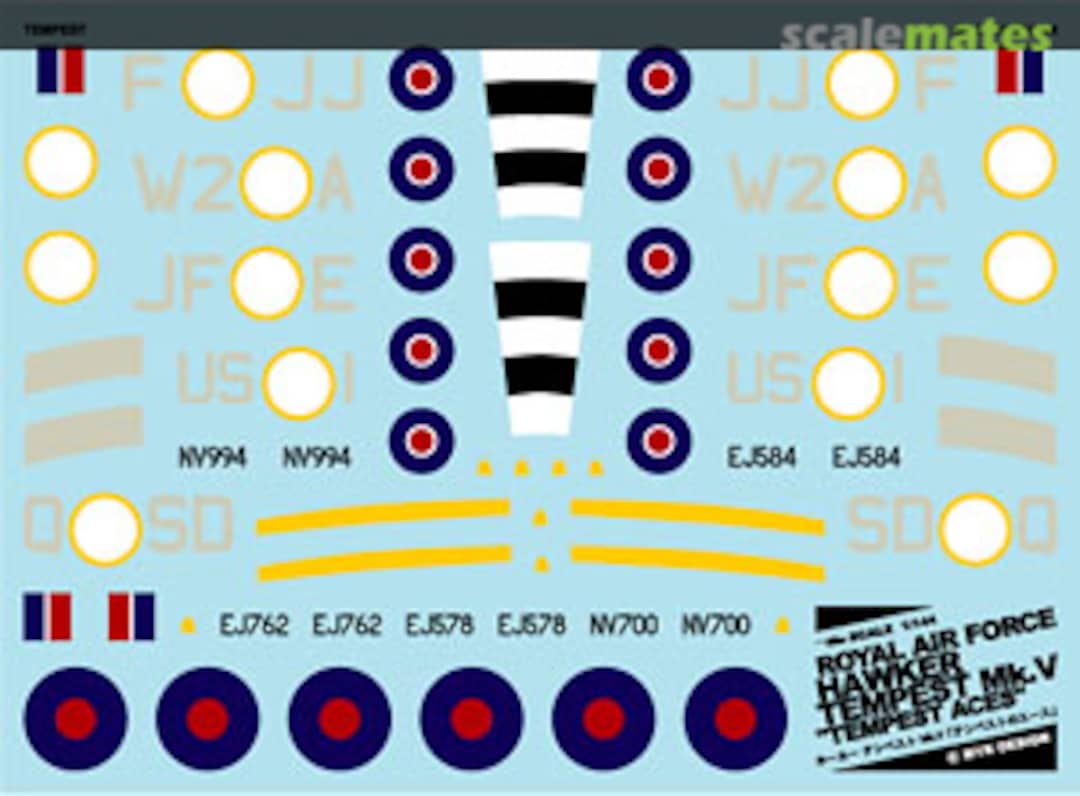 Boxart Hawker Tempest Mk.V `Ace of Tempest` A-431 MYK Design Boxart Hawker Tempest Mk.V `Ace of Tempest` A-431 MYK Design