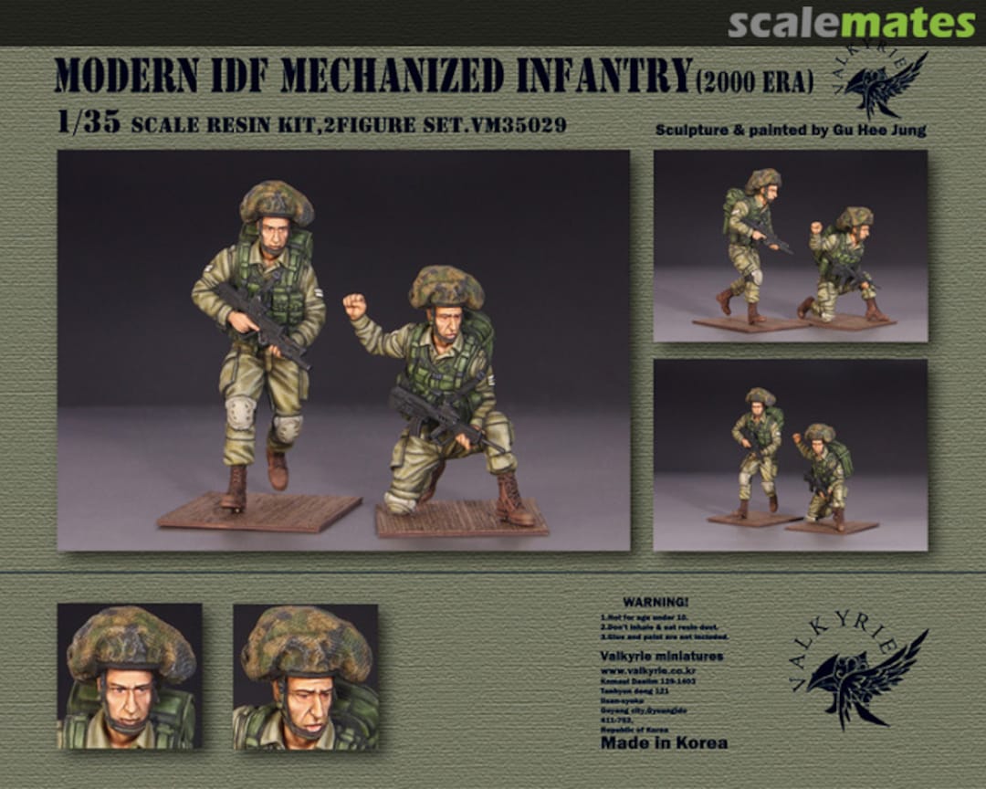 Boxart Modern IDF Mechanised Infantry VM35029 Valkyrie Miniature Boxart Modern IDF Mechanised Infantry VM35029 Valkyrie Miniature