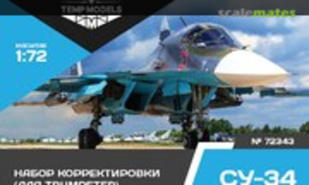 1:72 Correction Set for Su-34 (Tempmodels 72343) 72343