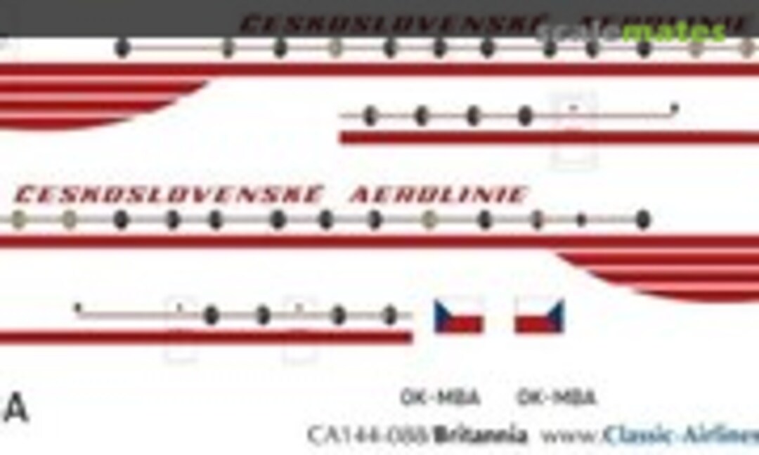 1:144 CSA Britannia (Classic Airlines CA144-088) CA144-088