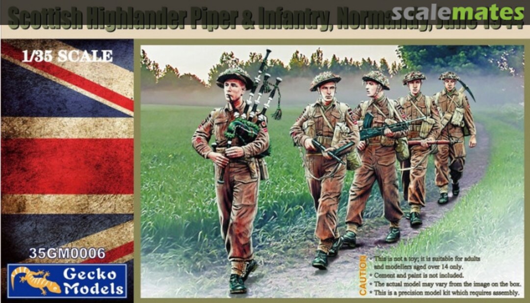 Boxart Highlander Piper & Infantry 35GM0006 Gecko Models Boxart Highlander Piper & Infantry 35GM0006 Gecko Models
