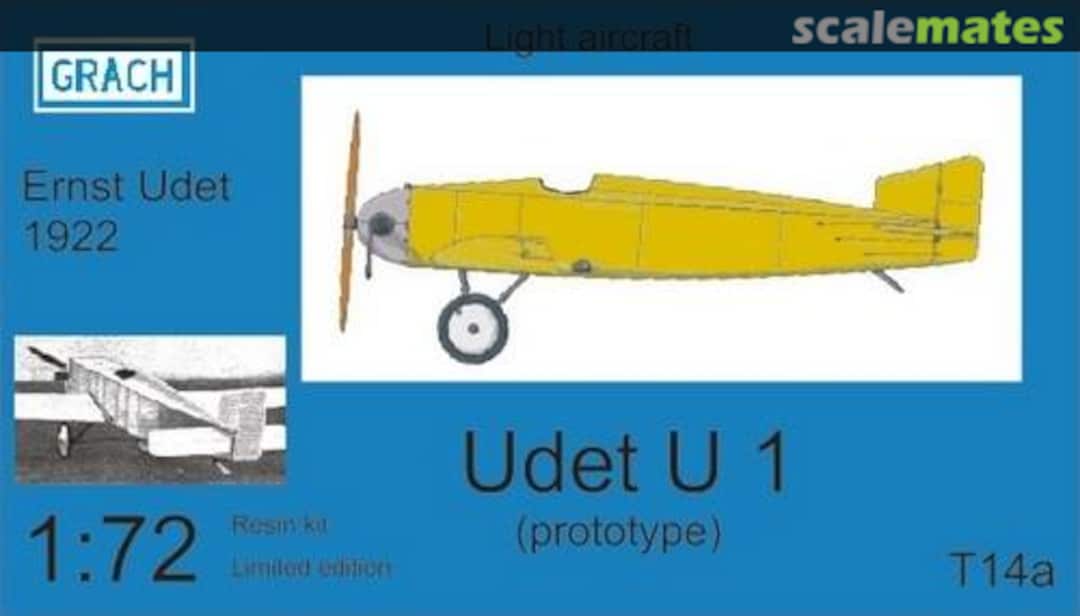 Boxart Udet U 1 (prototype) T14a GRACH Model Boxart Udet U 1 (prototype) T14a GRACH Model