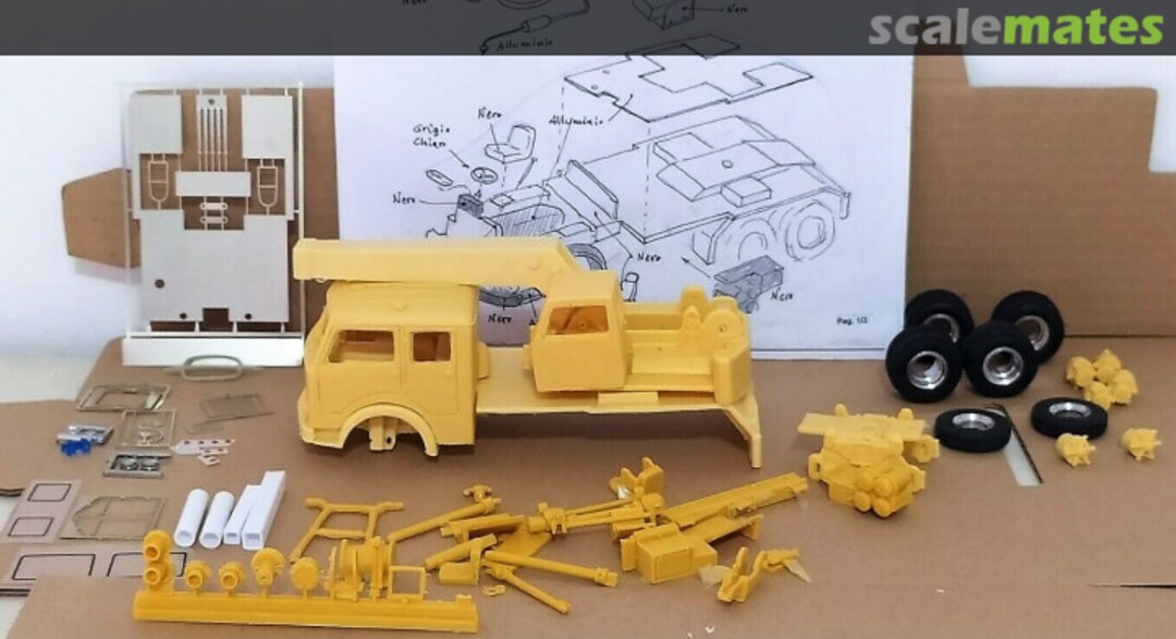 Boxart Fiat 693-N Autogru Cristanini 308-V Gila Modelli Boxart Fiat 693-N Autogru Cristanini 308-V Gila Modelli