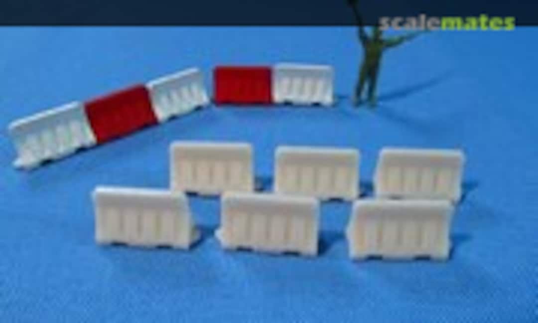 1:72 Water filled barriers (Metallic Details MDR7257) MDR7257