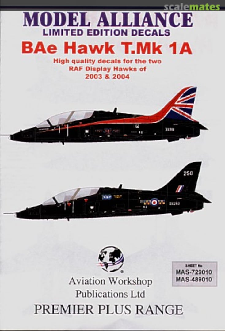 Boxart BAe Hawk T.Mk 1A MAS-489010 Model Alliance Boxart BAe Hawk T.Mk 1A MAS-489010 Model Alliance