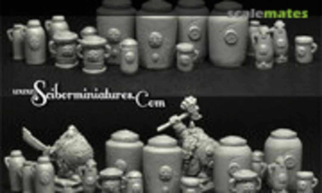 No Dwarven Ceramics set (16 pcs) (Scibor Monsterous Miniatures TEDR0017) TEDR0017