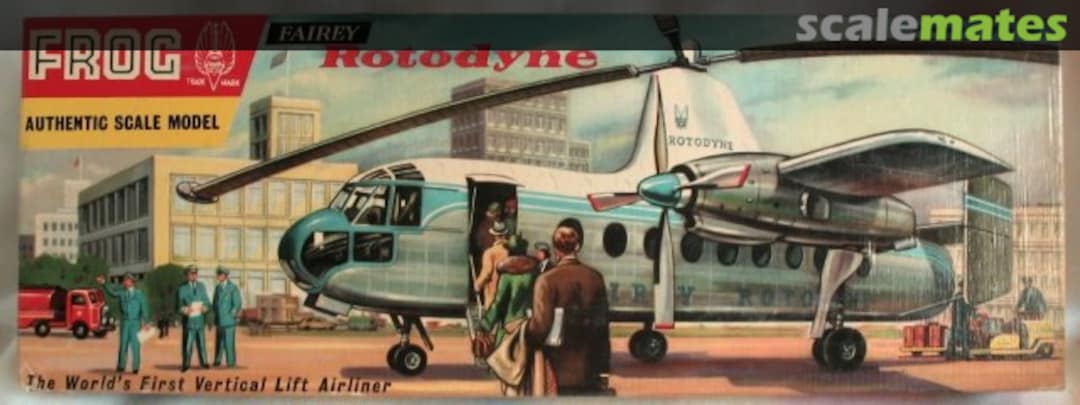 Boxart Fairey Rotodyne 358P FROG Boxart Fairey Rotodyne 358P FROG