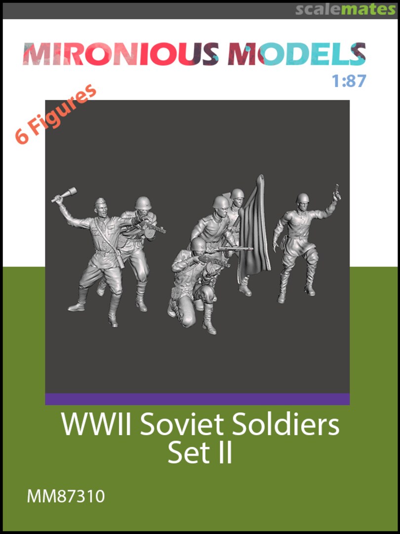 Boxart WWII Soviet Soldiers Set II MM87310 Mironious Models Boxart WWII Soviet Soldiers Set II MM87310 Mironious Models