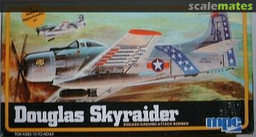 Boxart Douglas Skyraider 1-4005 MPC Boxart Douglas Skyraider 1-4005 MPC