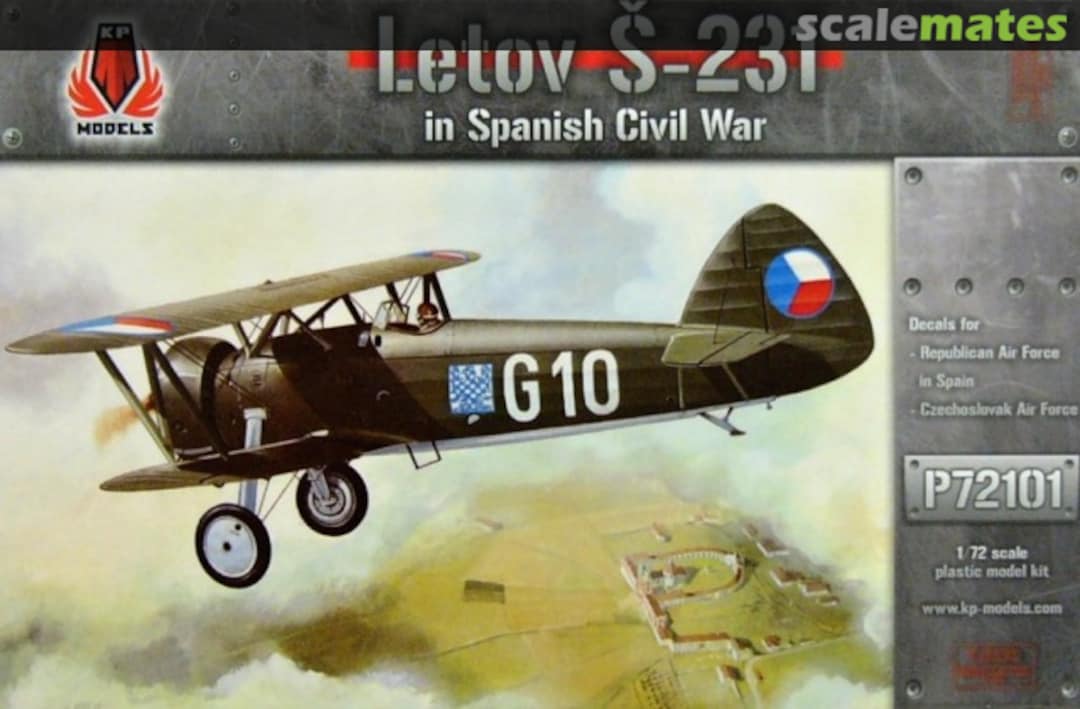 Boxart Letov Š.231 P72101 KP Models Boxart Letov Š.231 P72101 KP Models