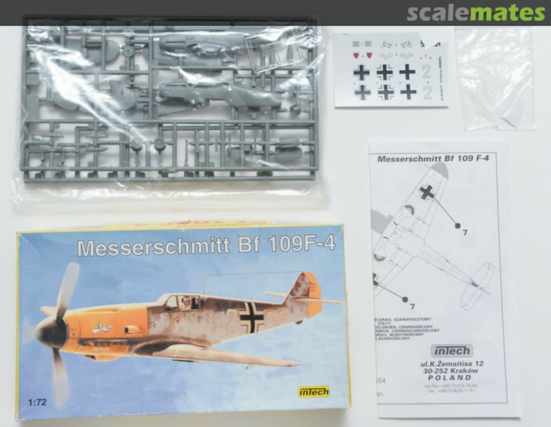 Contents Messerschmitt Bf 109F-4 T33 Intech Contents Messerschmitt Bf 109F-4 T33 Intech