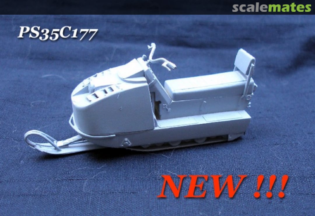 Boxart Buran 640 & cargo sled - Soviet/East Germany/ Czechoslovakia Army/Board patrol Snowmobile P35C177 PanzerShop Boxart Buran 640 & cargo sled - Soviet/East Germany/ Czechoslovakia Army/Board patrol Snowmobile P35C177 PanzerShop