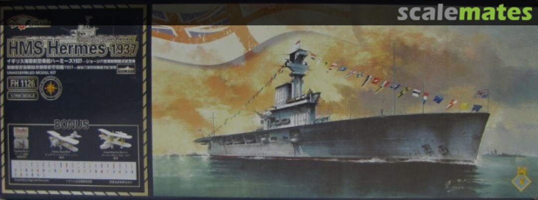 Boxart HMS Hermes 1937 FH1126 FlyHawk Model Boxart HMS Hermes 1937 FH1126 FlyHawk Model