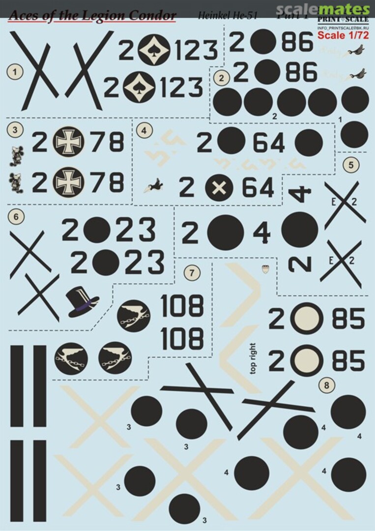 Boxart Aces of the Legion Condor Part 1 72-258 Print Scale Boxart Aces of the Legion Condor Part 1 72-258 Print Scale