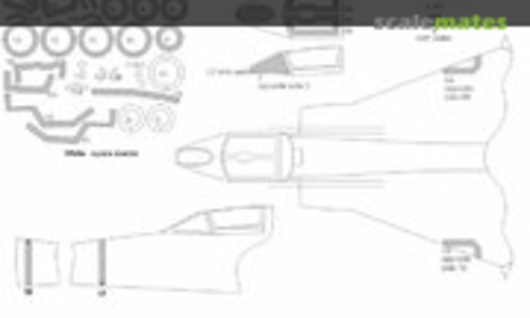 1:48 MiG-23ML Flogger G BASIC kabuki masks (New Ware NWAM0103) NWAM0103