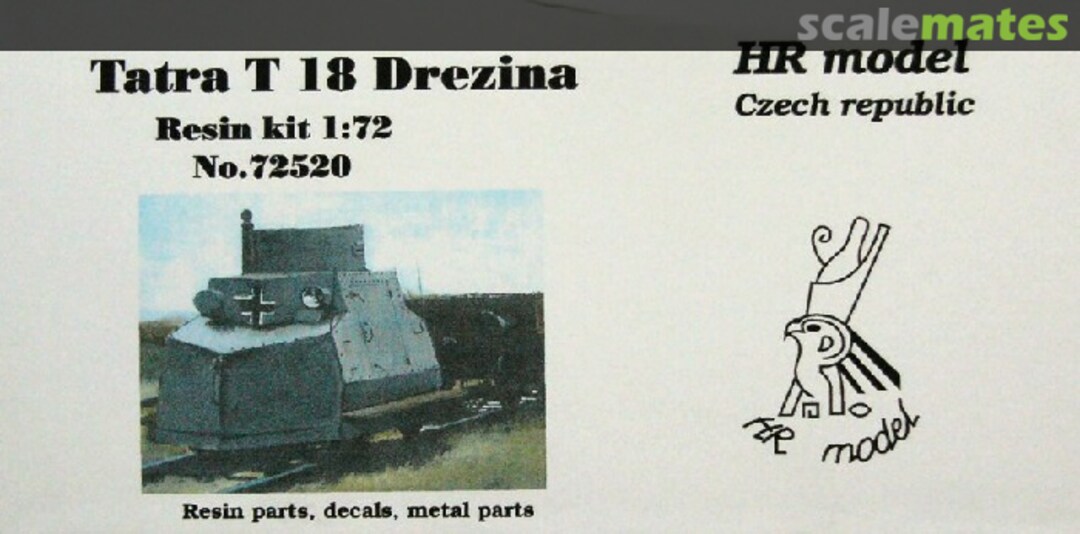 Boxart Tatra T 18 Drezina 72520 HR Model Boxart Tatra T 18 Drezina 72520 HR Model