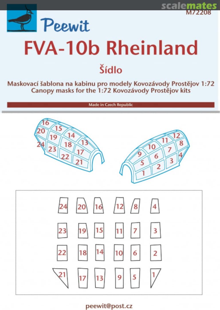 Boxart FVA-10b Rheinland M72208 Peewit