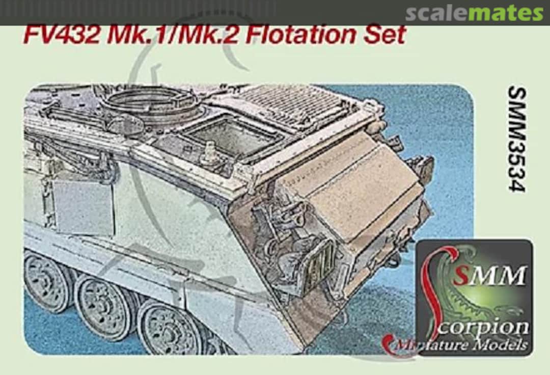 Boxart FV432 Mk.1/Mk.2 Flotation Set SMM3534 Scorpion Miniature Models Boxart FV432 Mk.1/Mk.2 Flotation Set SMM3534 Scorpion Miniature Models