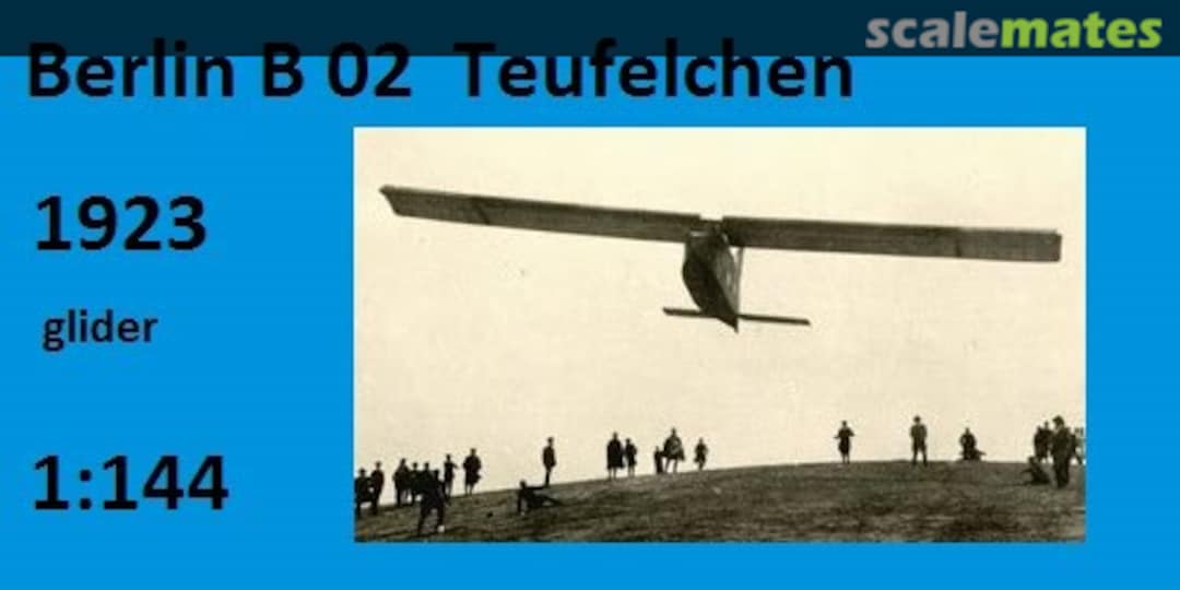 Boxart Berlin B 02 Teufelchen 1923 glider GRACH Model Boxart Berlin B 02 Teufelchen 1923 glider GRACH Model