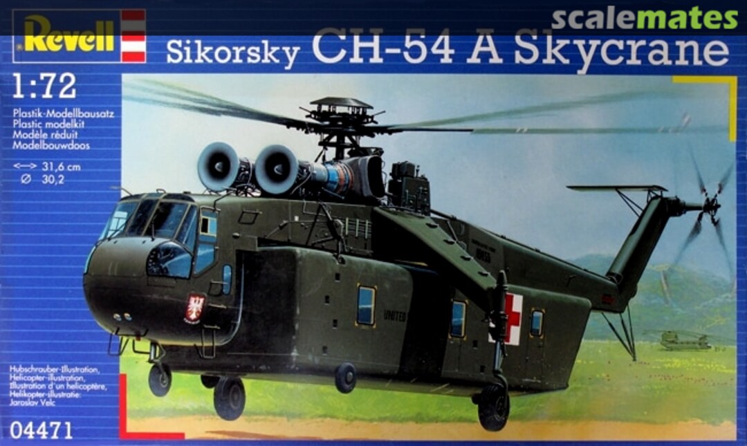 Boxart Sikorsky CH-54 A Skycrane 04471 Revell Boxart Sikorsky CH-54 A Skycrane 04471 Revell