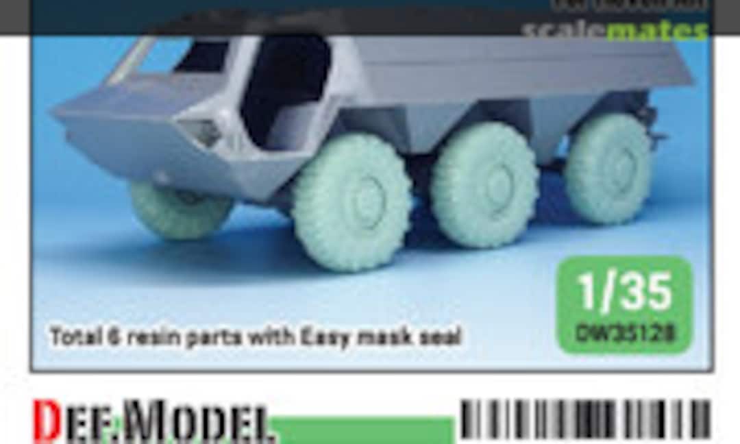 1:35 German TPz-1 Fuchs ABC Sagged Wheels (1) Michelin XL (Def.Model DW35128) DW35128